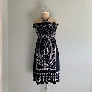 Size S 1•2•3 U.S.A Halter Tie Dress